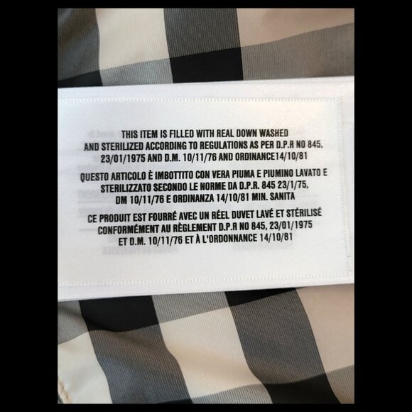 Burberry Pink Down Puffer Jacket 2Y Plaid Lined Girls Coat Toddler Designer EUC - Picture 9 of 16